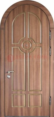 Арочная дверь с отделкой массивом ДА-35 в Твери