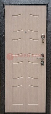 Легкая металлическая дверь с МДФ ДМ-109 в Твери