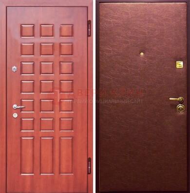 Входная дверь с МДФ и винилискожей ДМ-178 для офиса в Твери
