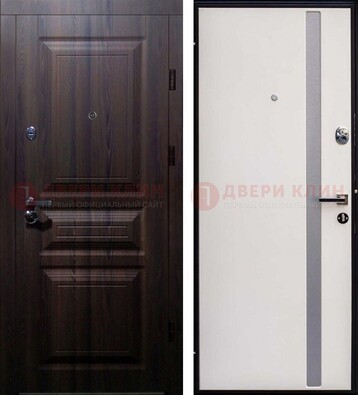 Филенчатая светлая входная дверь c МДФ Венге светлый ДМ-254 в Белгороде