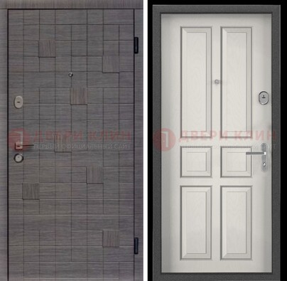 Cтальная дверь в квартиру с МДФ ДМ-488 в Твери