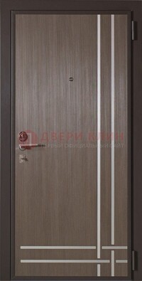 Квартирная стальная дверь с МДФ с декоративными вставками ДМ-89 в Твери