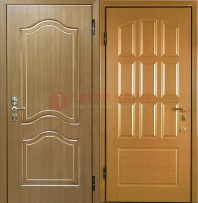 Светлая железная дверь с МДФ ДМ-8 в Твери