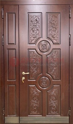 Парадная металлическая дверь с узором ДПР-74 в Уфе