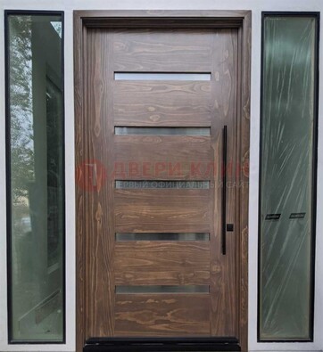 Железная дверь с виноритом и фрамугами ДВТ-189 в Твери