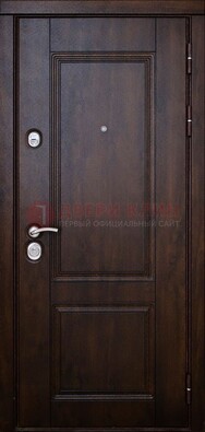 Темная железная дверь с виноритом ДВТ-4 в Твери